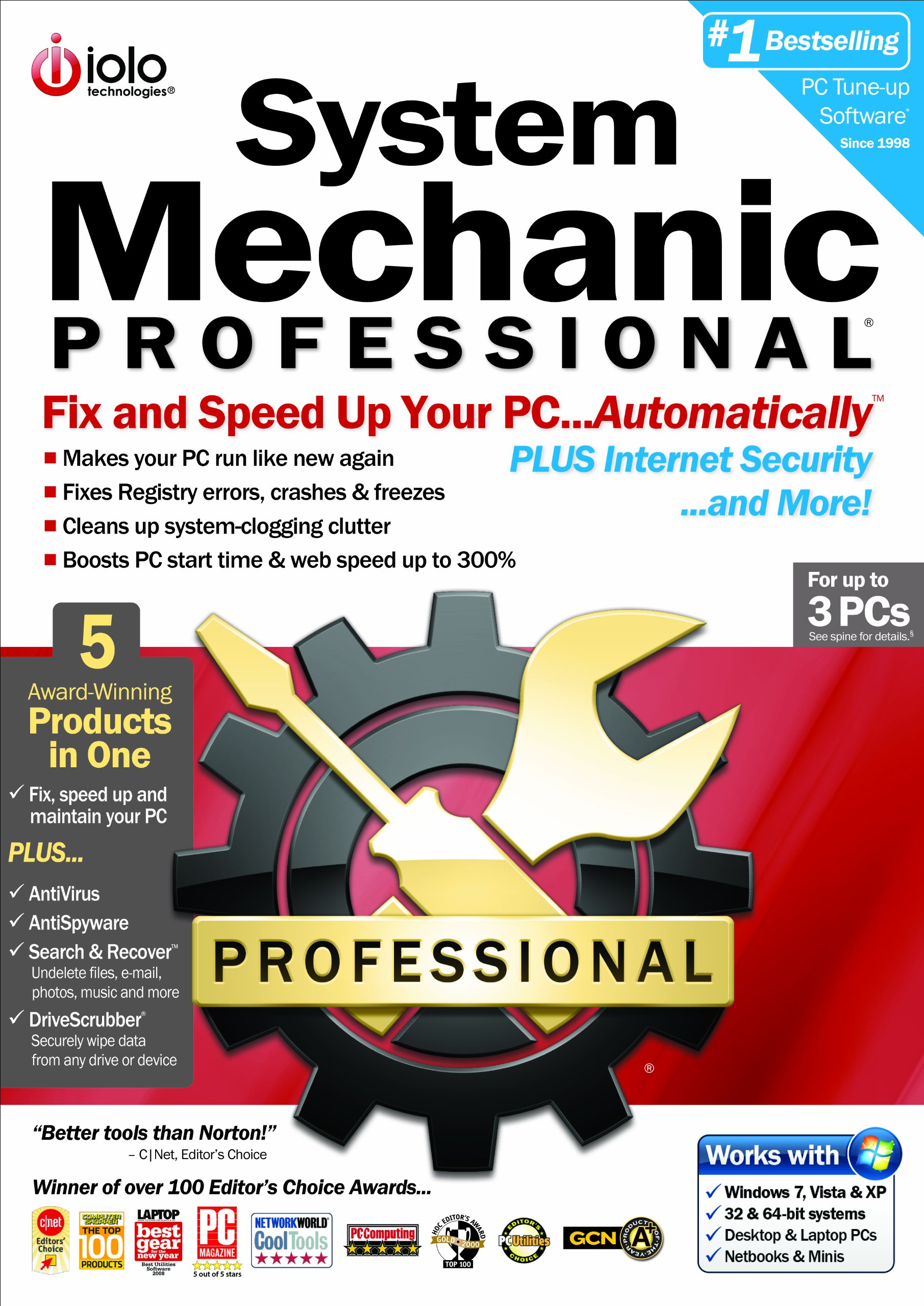 System Mechanic Professional 9, up to 3 PCs (PC)