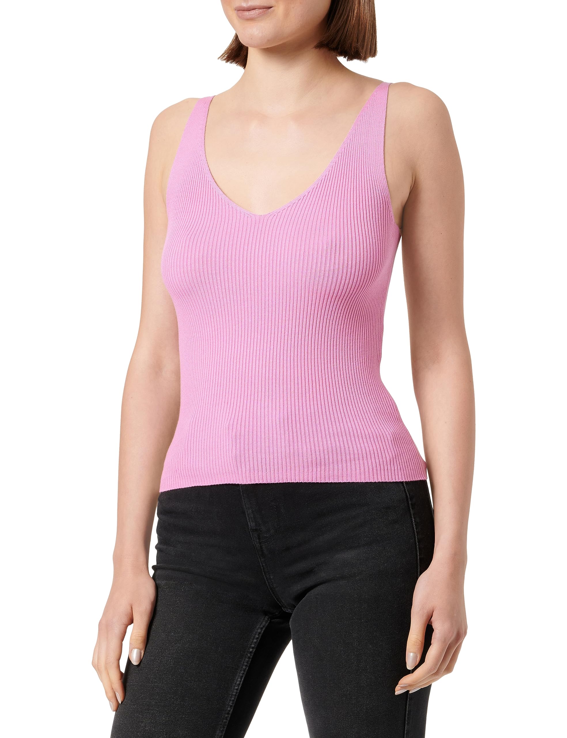 JDY Women's Jdynanna S/L Top KNT Noos Vest
