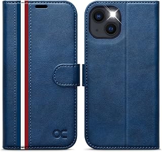 OCASE Mobile Phone Case for iPhone 13 5G Foldable Stylish Blue