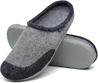 Mishansha Slippers Felt Comfort Slippers for Women Men Size 36-47