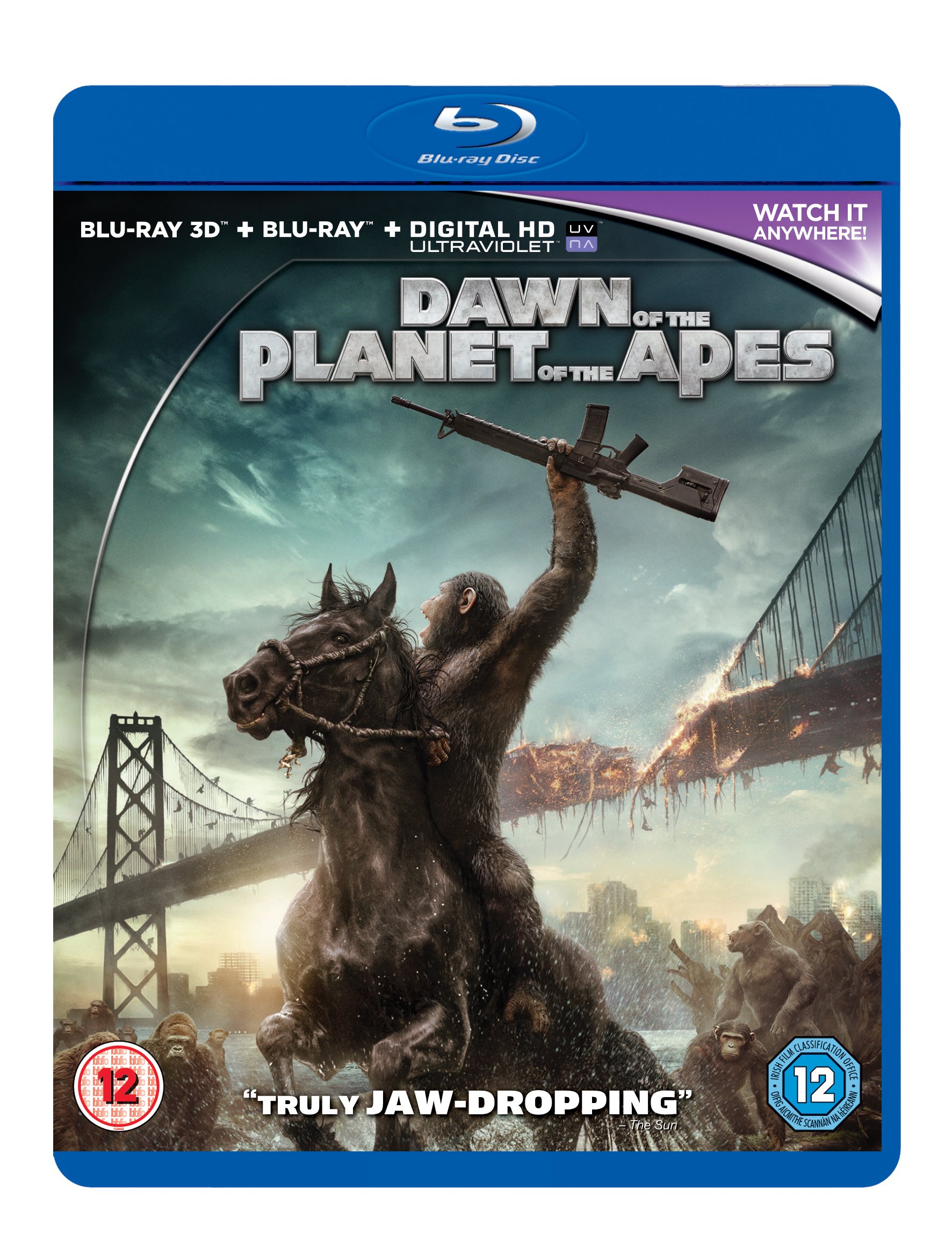 Dawn Of The Planet Of The Apes 3D BD [Blu-ray] [Region B] [2017]