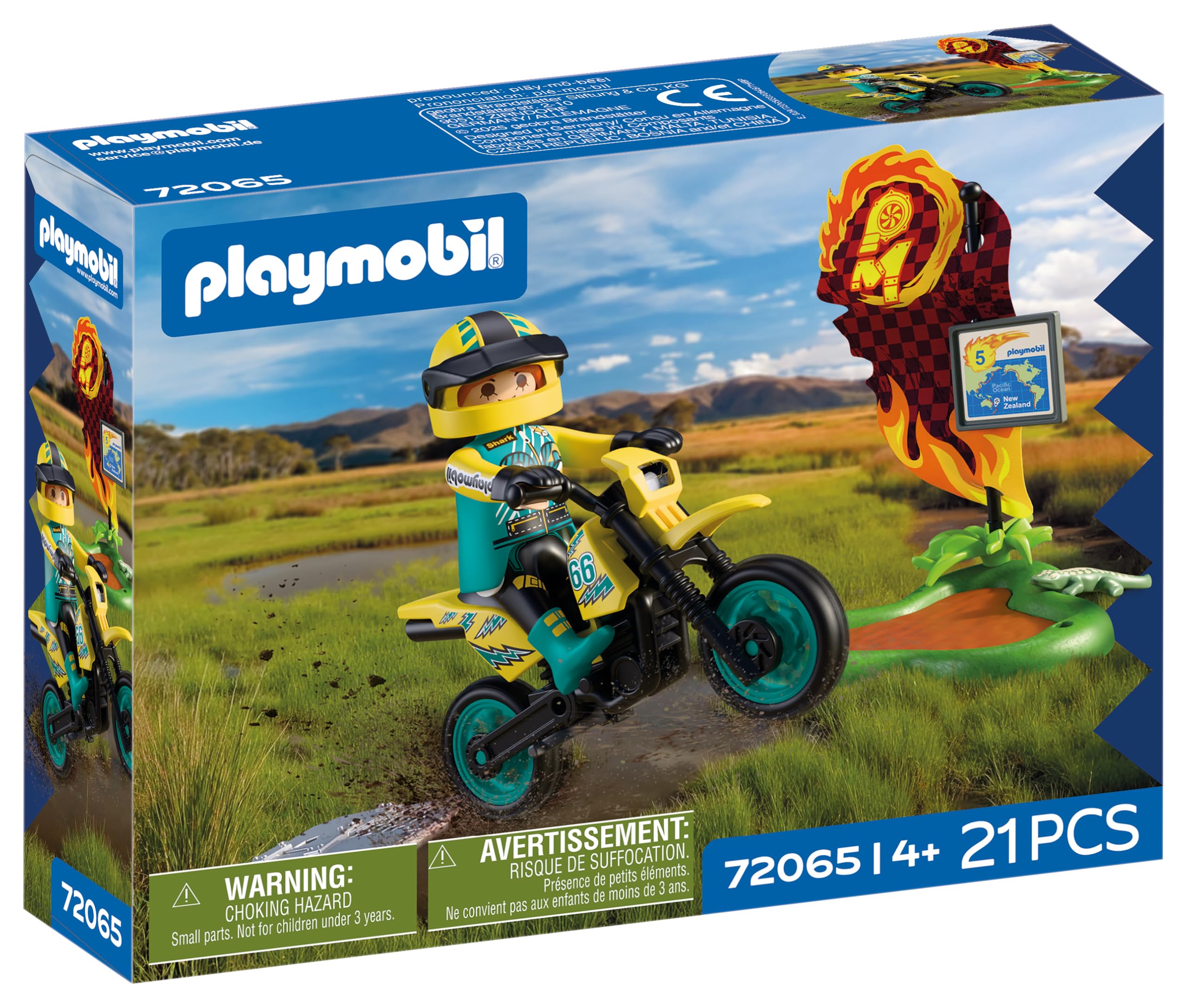 Playmobil | Cars | Offroad Motor Bike | Motocross Bike with Jump ramp | Motorcyc
