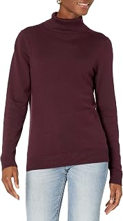 Amazon Essentials Women's Slim Fit Lightweight Classic Fit Long Sleeve Pullover with Crew Neck