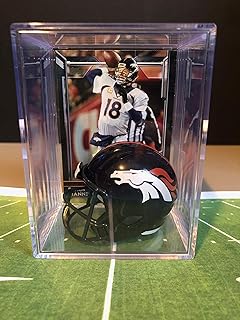 Denver NFL Helmet Shadowbox w/Peyton Manning card
