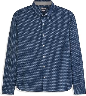 Van Heusen Wrinkle Free Long Sleeve Button Down Shirt, Slim Fit, Comfortable Stretch Fabric Men's Button Down Shirt (Pack of 1)