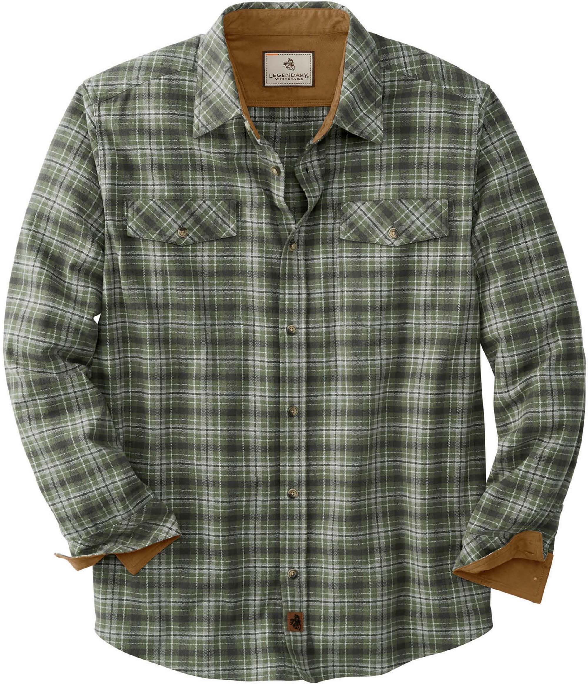 Legendary Whitetails Men's Legendary Flannel Shirt Button Down Shirt (Pack of 1)