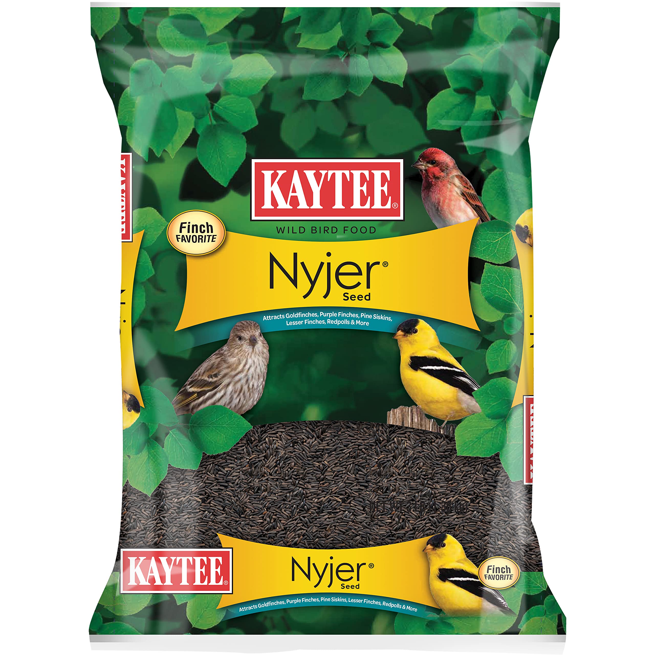 Kaytee Nyjer Thistle Seed, 3 Pound (Pack of 1) | Less mess. Finch bird seed for 