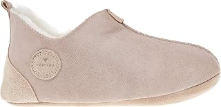 Vanuba Handgemacht Lammfell Hausschuhe Damen Winter Oxford Warme Hausschuhe Geschlossen - Pantoffeln Damen - Hüttenschuhe