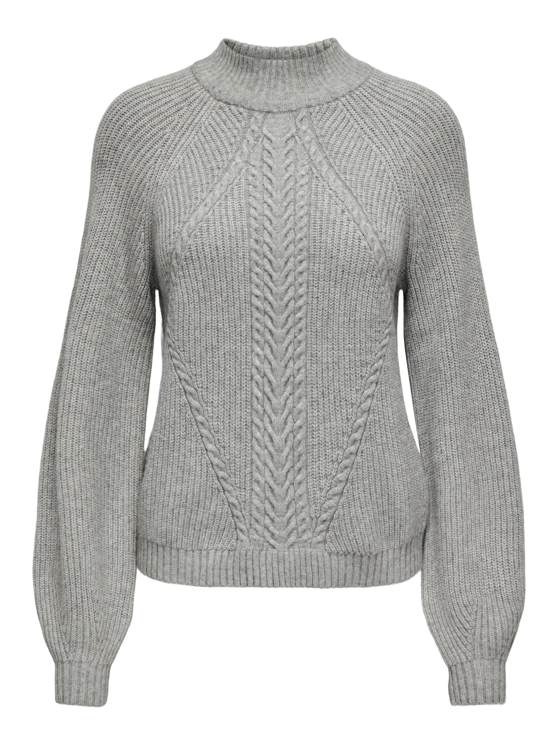 ONLY Women's Onlkatia L/S Highneck KNT Noos Pullover