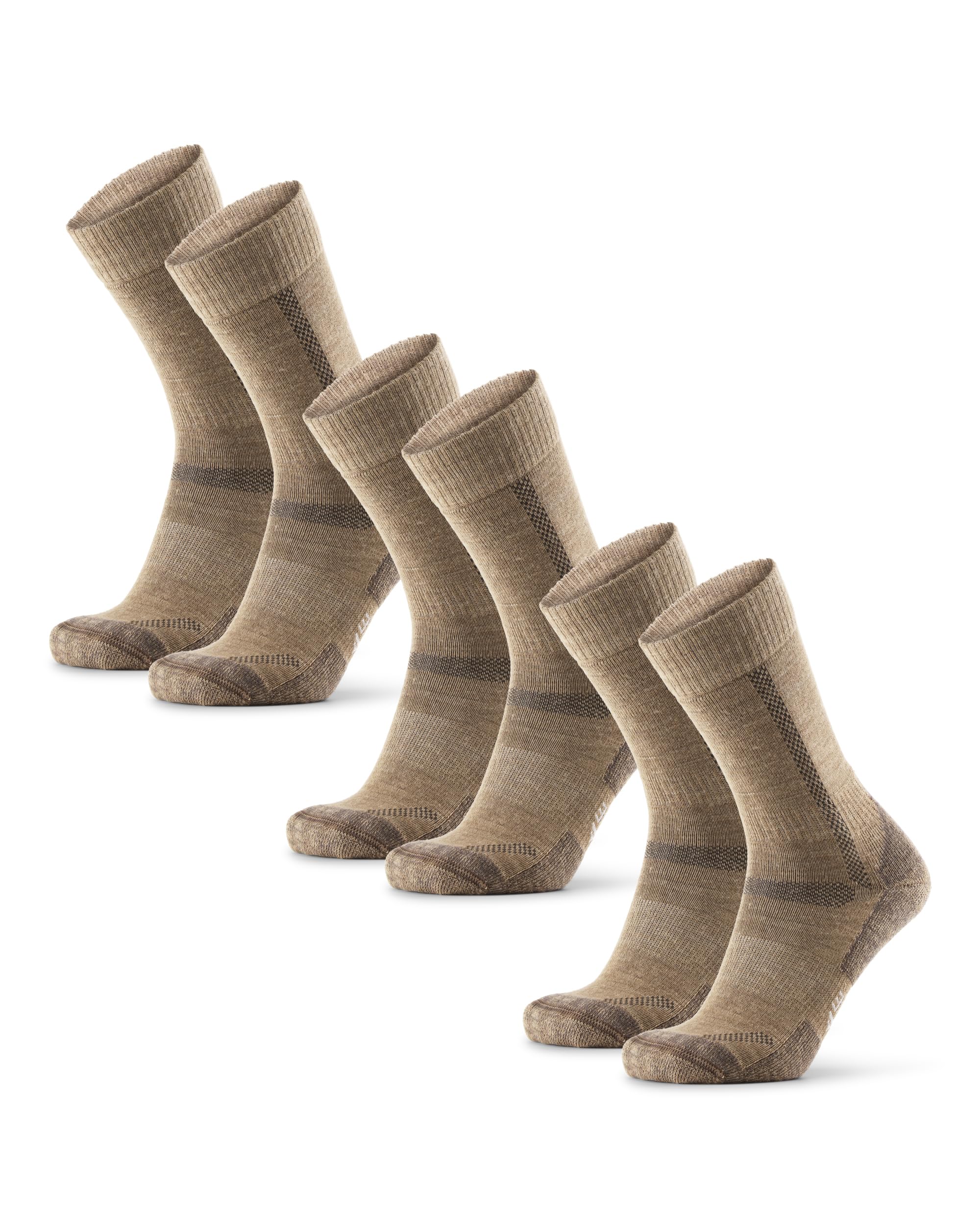 DANISH ENDURANCE Hiking Socks, Climbing Socks, Merino Wool, Thick Cushion