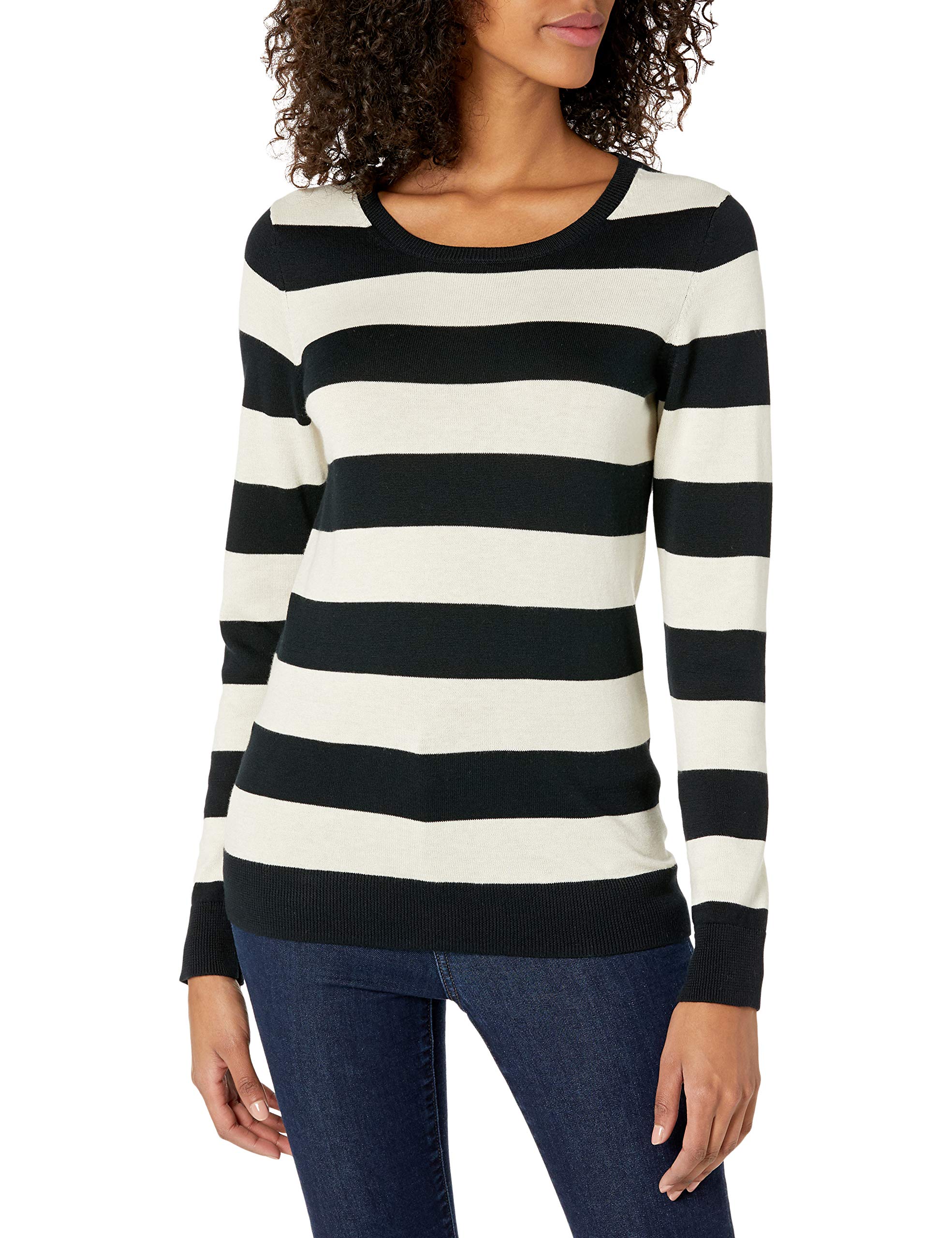 Amazon Essentials Women's Lightweight Long Sleeve Crew Neck Sweater (Plus Size A