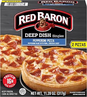 Red Baron Deep Dish Singles Pepperoni Pizza, 11.2 oz (frozen)