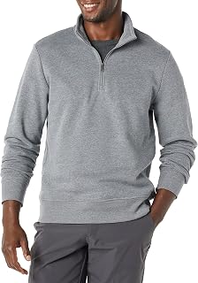 Amazon Essentials Quarter Zip Fleece Long Sleeve Sweatshirt