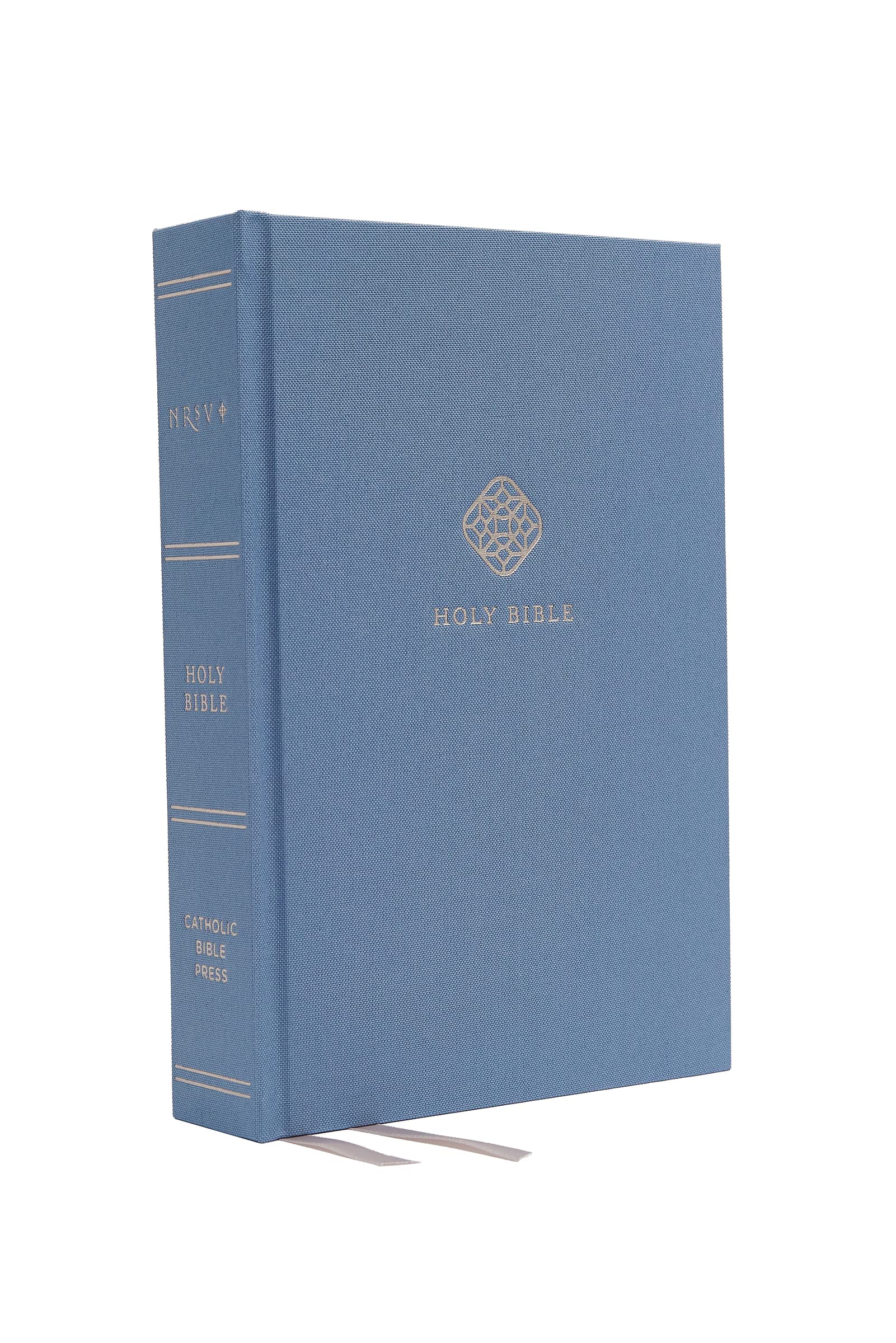 NRSV, Catholic Bible, Journal Edition, Cloth over Board, Blue, Comfort Print: Ho