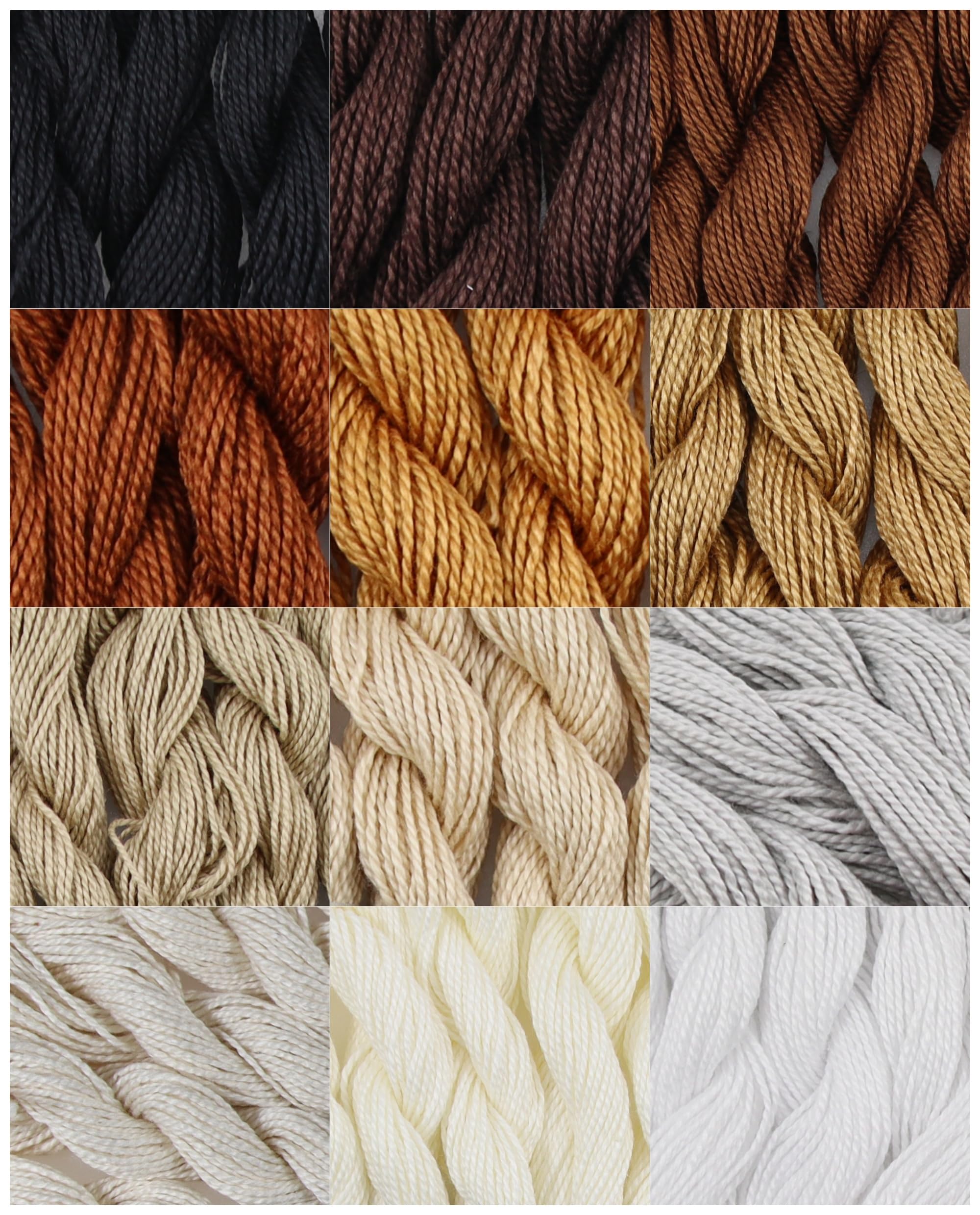 KCS 328 Yards(300 Meters) Mercerized Pearl Cotton Crochet Needlepoint Thread,Siz