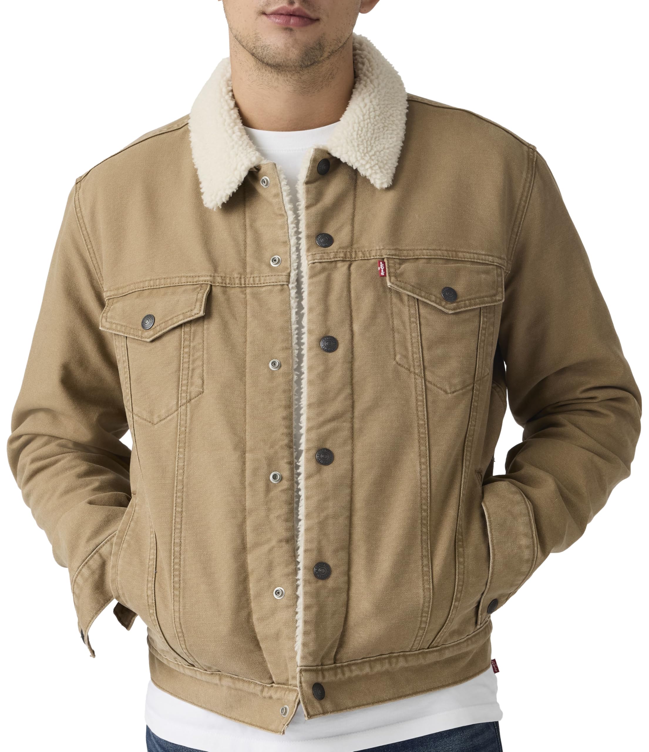 Levi's Type 3 Trucker Chinese Cord Sherpa Jacket for Men