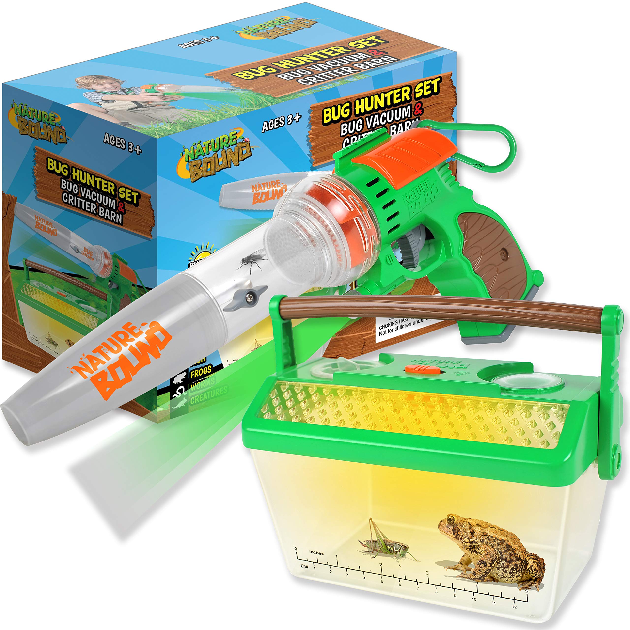 Nature Bound Bug Catcher Vacuum Kit for Kids, LED Light & Magnifier Habitat | Ec