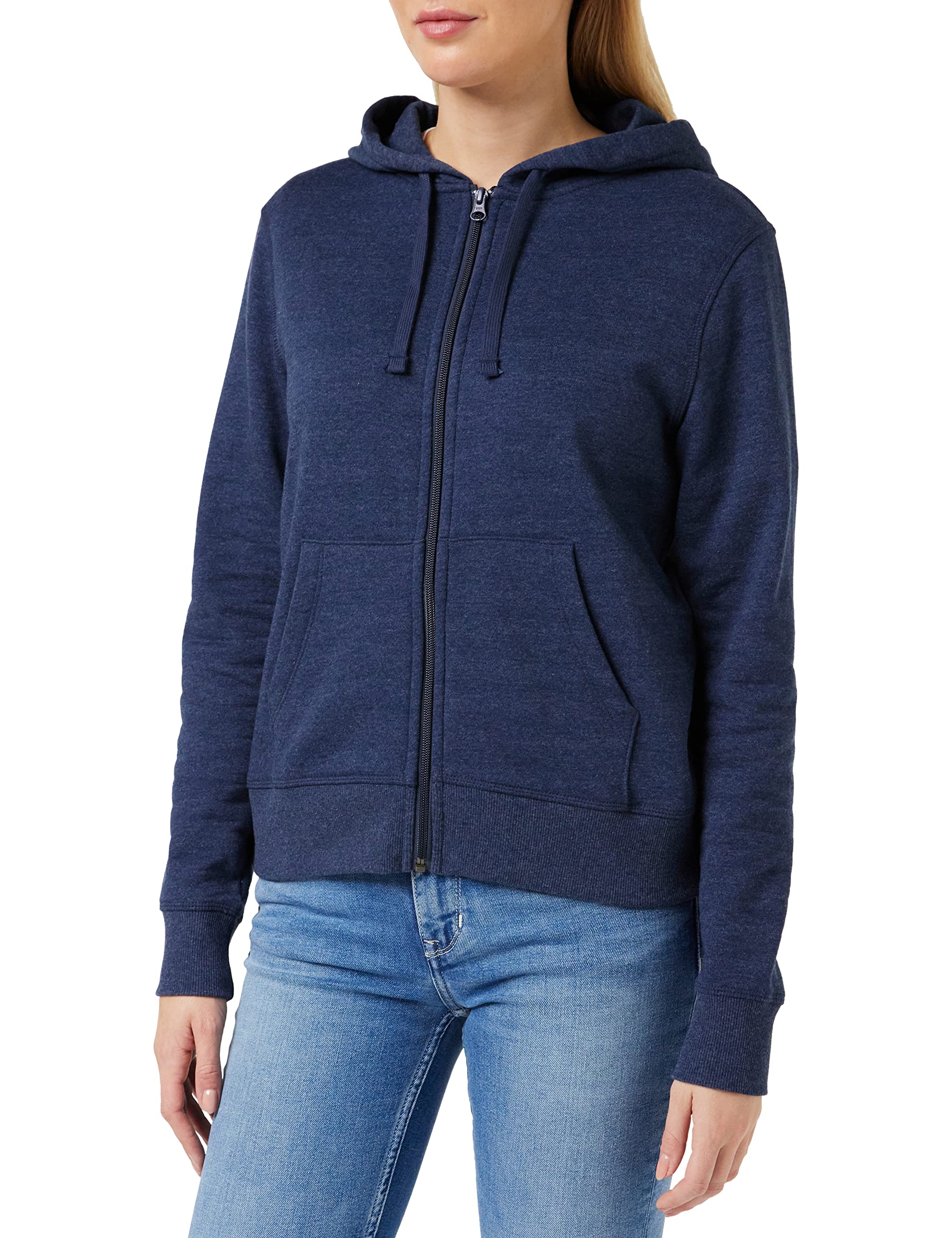 Amazon Essentials Women's Midweight Fleece Full-Zip Hoodie with Drawstring (Avai