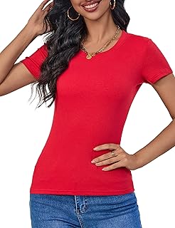 ASAIR リブTシャツ 2026 半袖 ベーシック クルーネック モーダル スリムフィット Tシャツ レディース