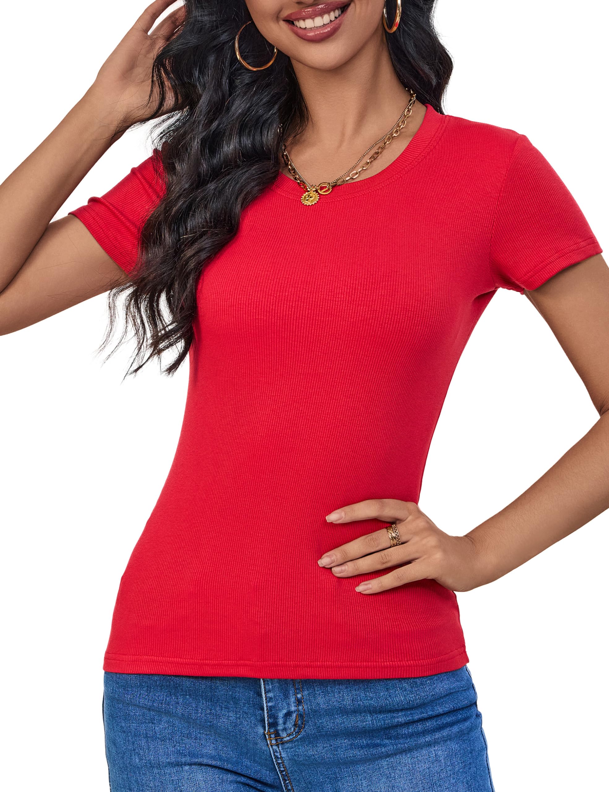 ASAIR Ribbed Tshirt for Women