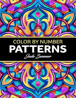Color by Number Patterns: An Adult Coloring Book with Fun, Easy, and Relaxing Coloring Pages (Color by Number Coloring Books)