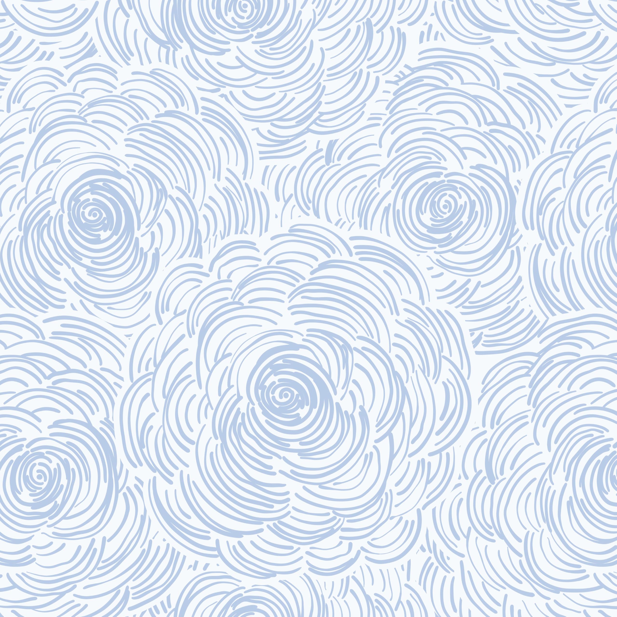 EeeComing Blue Peel and Stick Wallpaper Blue and White Floral Contact Paper Peel