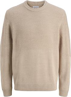 JACK & JONES JJCARL Men's Knit Crew Neck