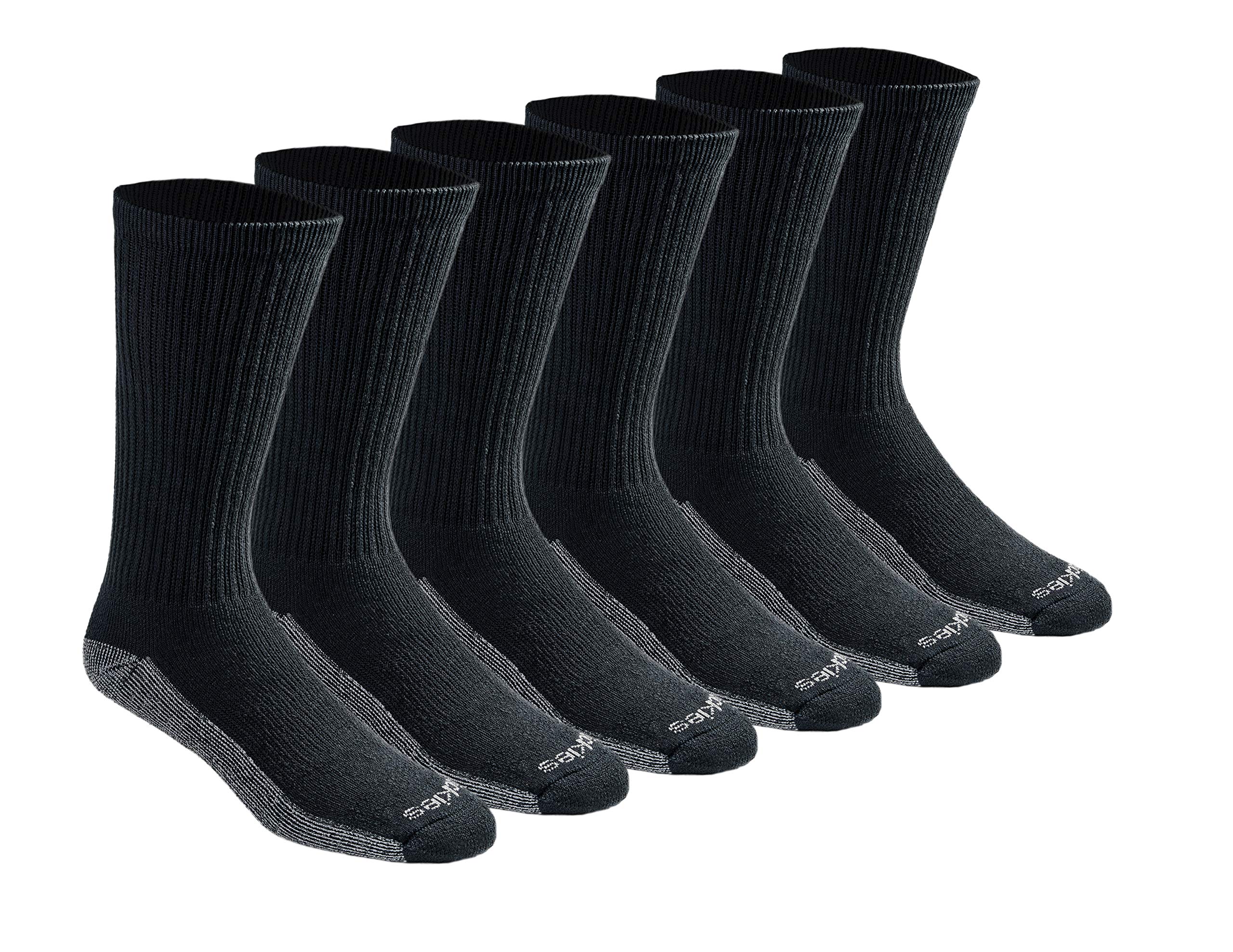 Dickies Men's Dri-tech Original Moisture Control Crew Socks, Available in M-xxl 