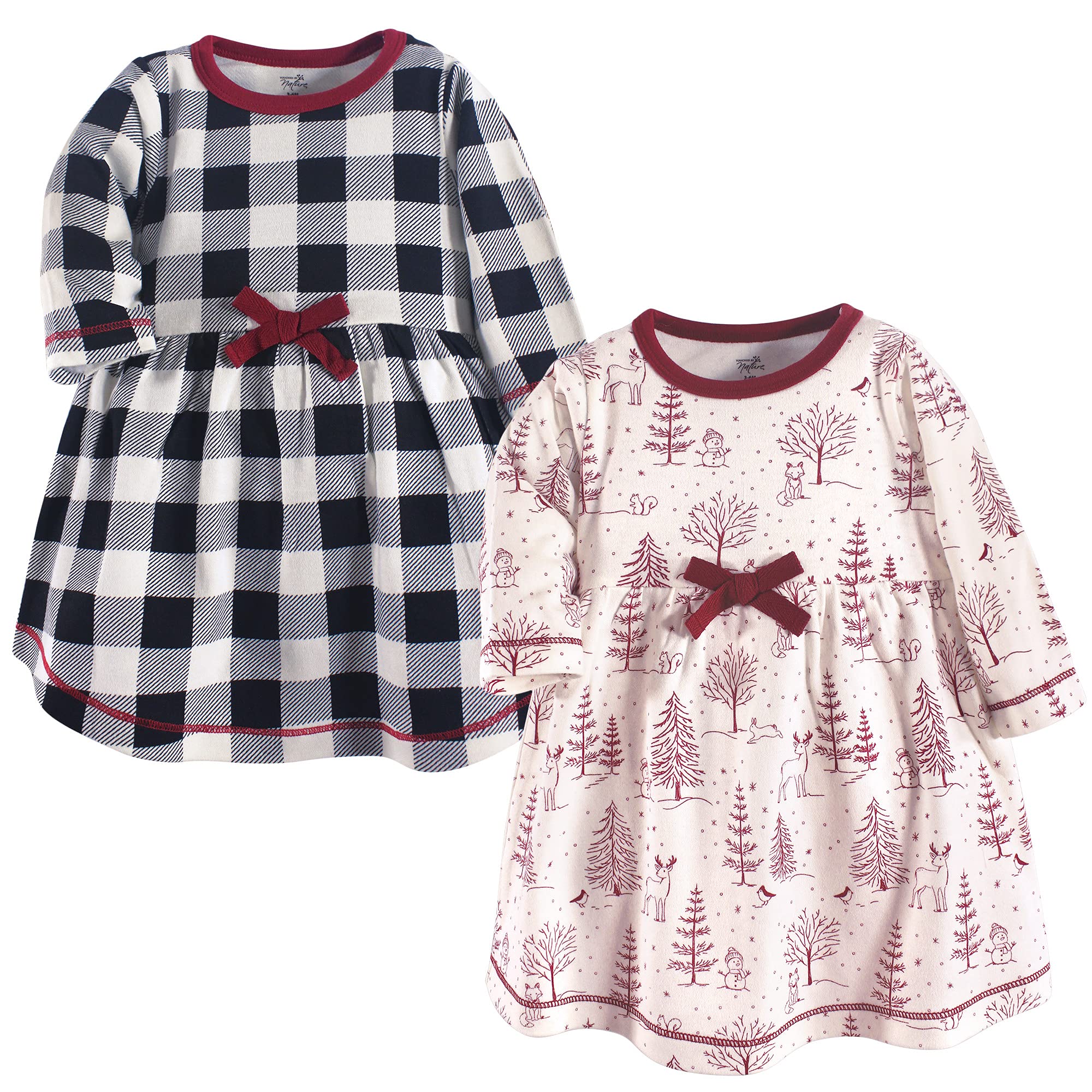 Touched by Nature Girls, Toddler, Baby and Womens Organic Cotton Short-Sleeve an