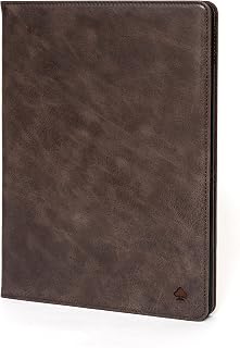 Porter Riley Genuine Leather Case for iPad Mini 5 & iPad Mini 4 (2019) Premium Genuine Leather Case Cover with Book Stand/Case/Stand Function (Chocolate Brown)