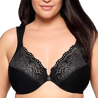 Glamorise Wonderwire Fermeture Frontale Armature #1245 Plunge Bra Femme (lot de 1)