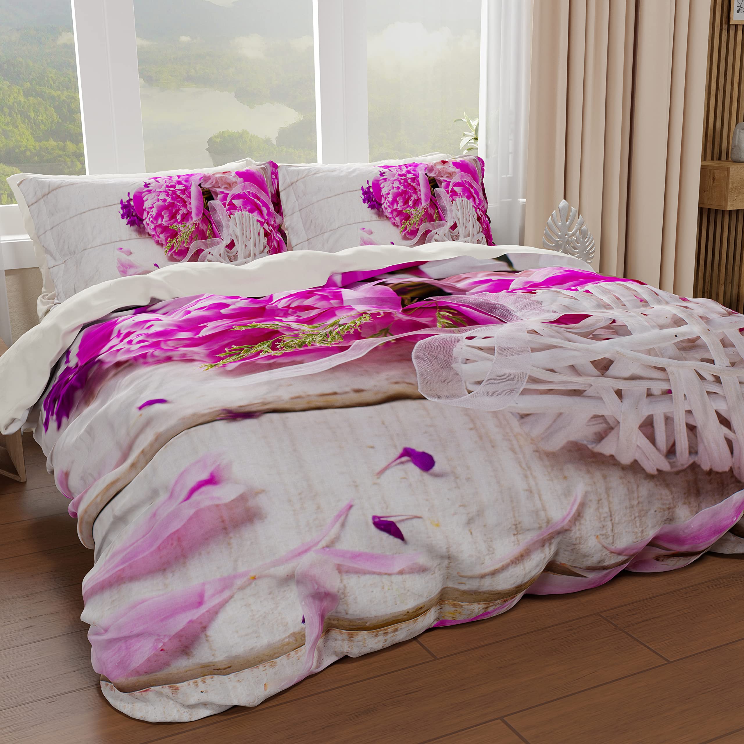 PETTI Artigiani Italiani - Double Duvet Cover Set 250 x 200 cm (2 Pillowcases 50