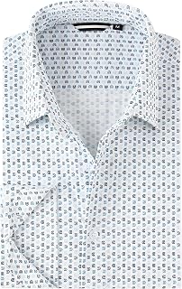 Alex Vando Mens Print Button Down Shirts Knit Dress Shirts