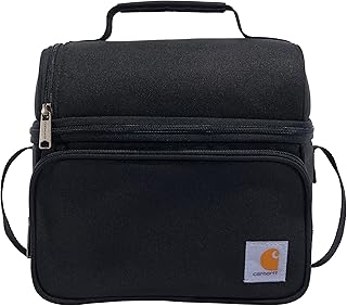 Carhartt Camping Cooler, Worksite Lunch Box, Soft Shell Lunch Bag for Construction Sites, Work and Everyday Use, Black