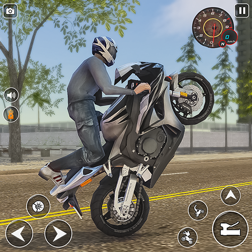 Moto Wheelie Stunt 3D Game: Wheelie Highway Bike Stunt & Racing Game