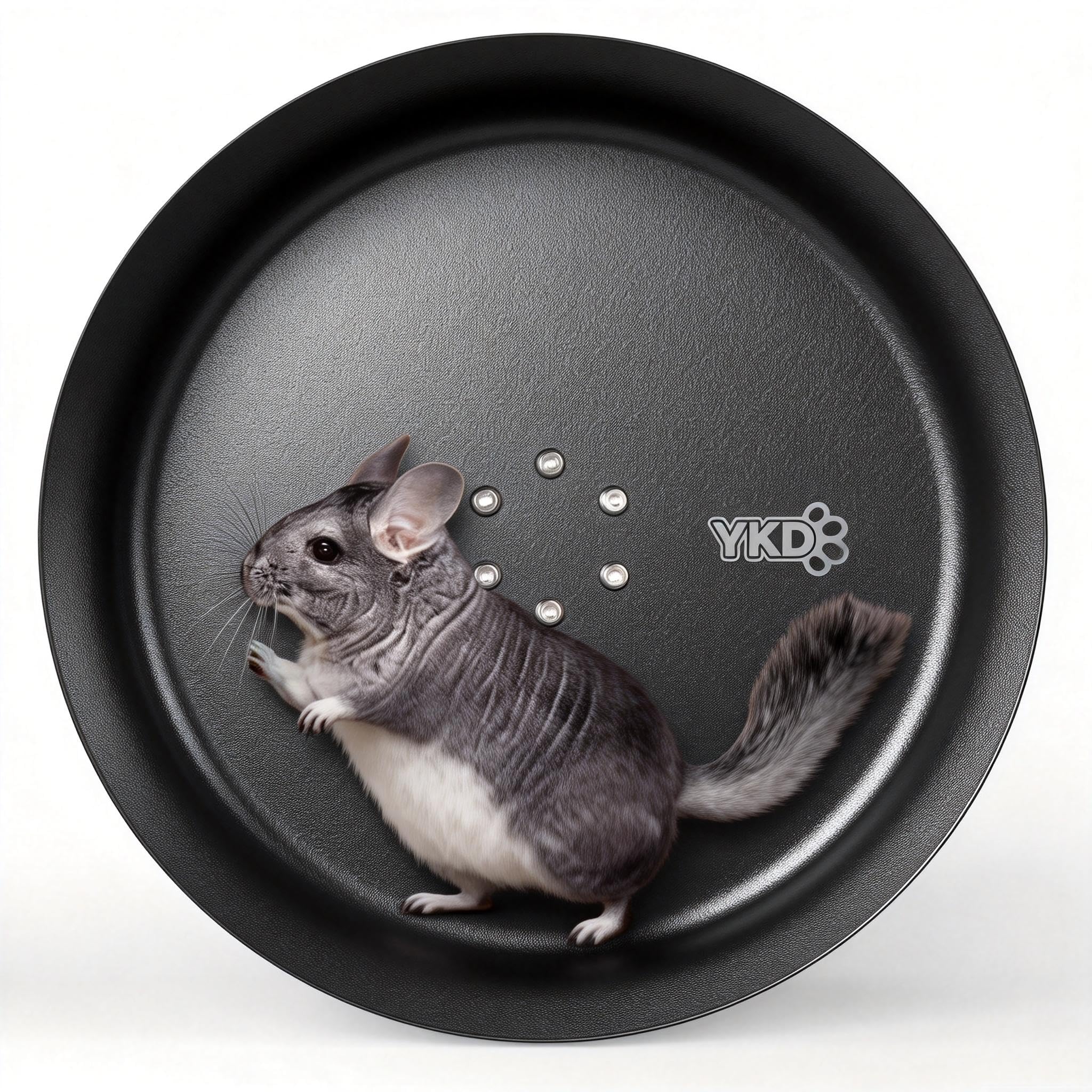 15" Aluminum Alloy Silent Chinchilla Exercise Wheel | Noiseless Running Wheel fo