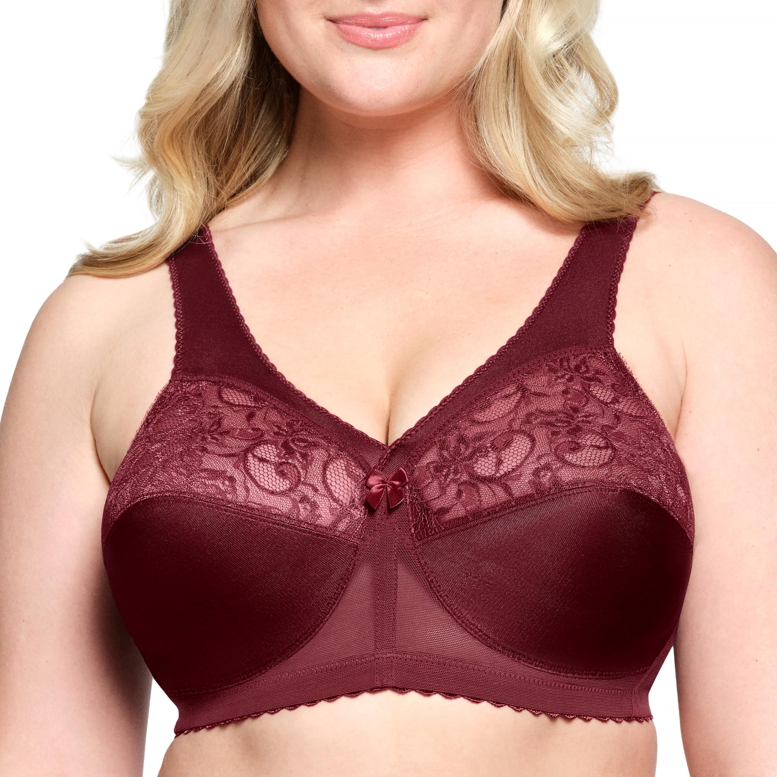 Glamorise Women's MagicLift Underwired Support Bra Plus Size No.1000