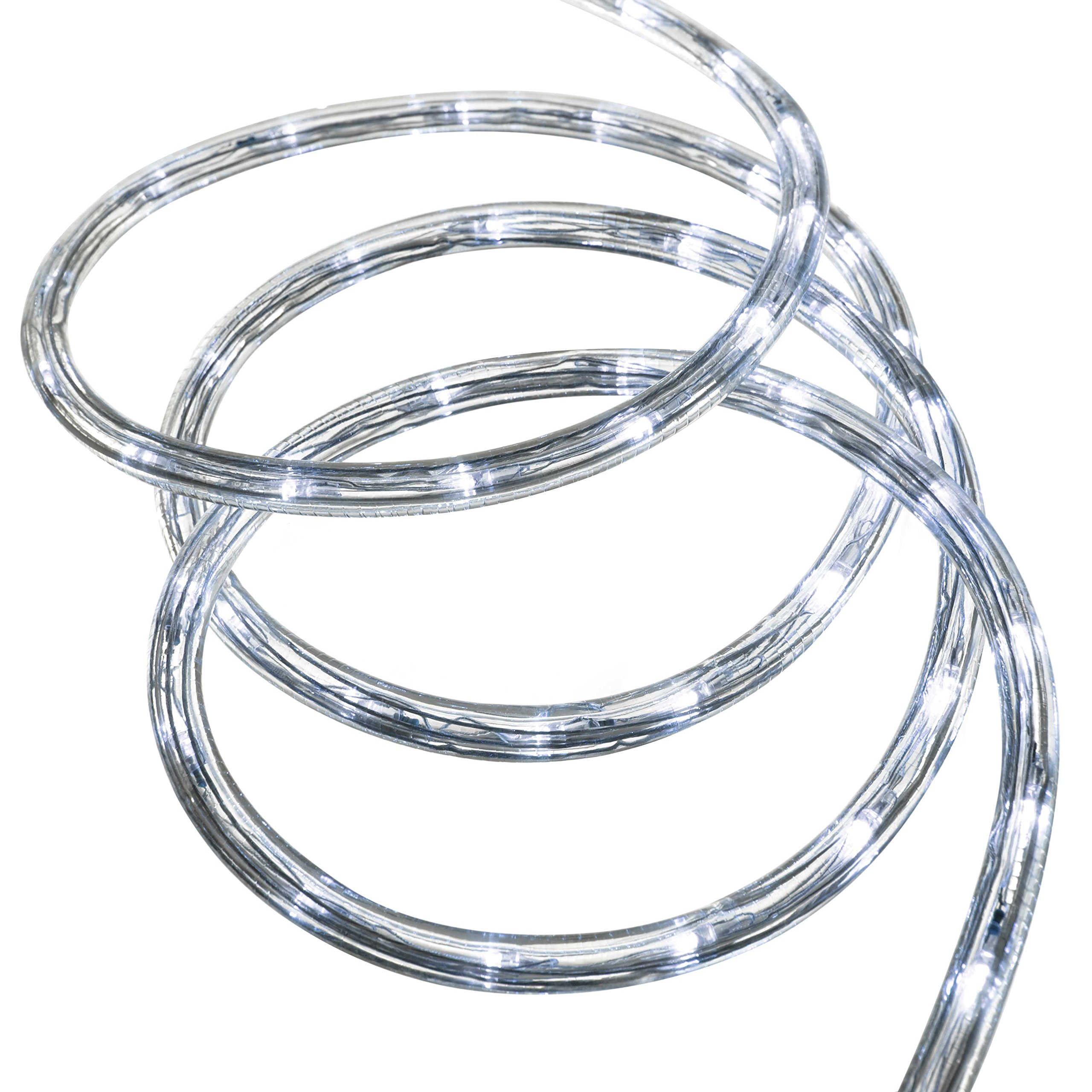 WeRChristmas 10 m Bright White LED Indoor Outdoor Rope Lights with StaticMulti-F