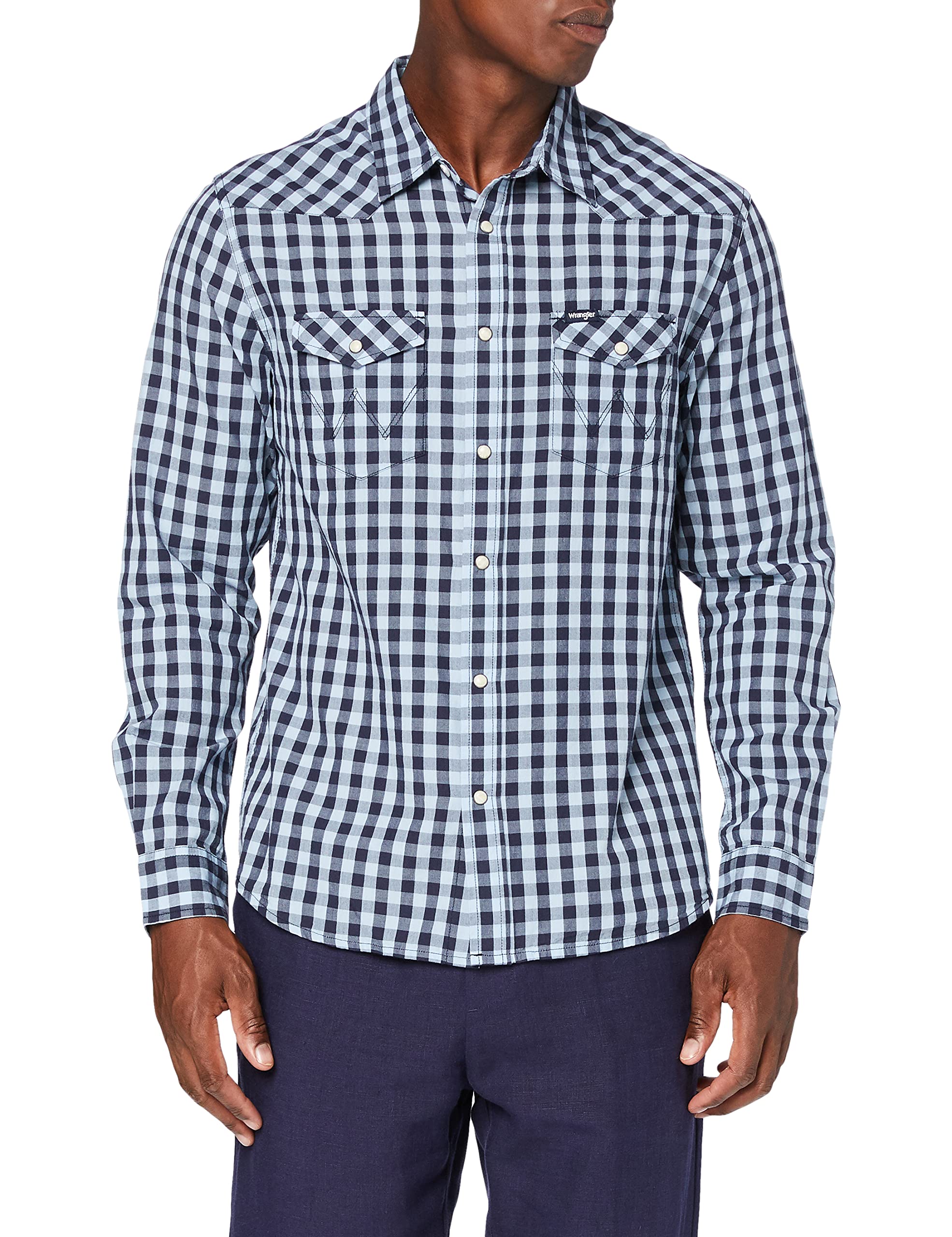 Wrangler Western Shirt Men's Denim Shirt