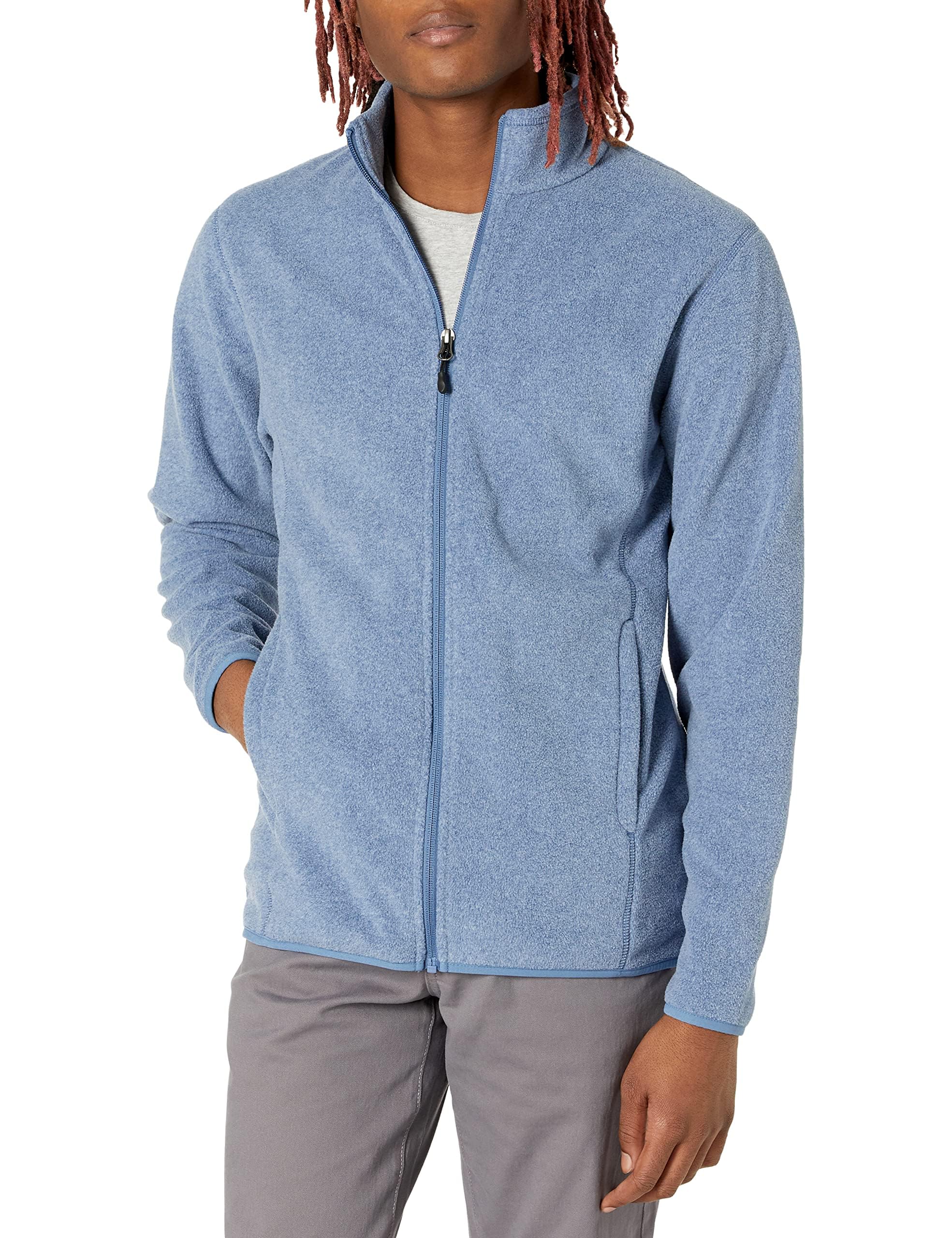 Amazon Essentials Men’s Full Zip Fleece Jacket (Available in Big and Tall)