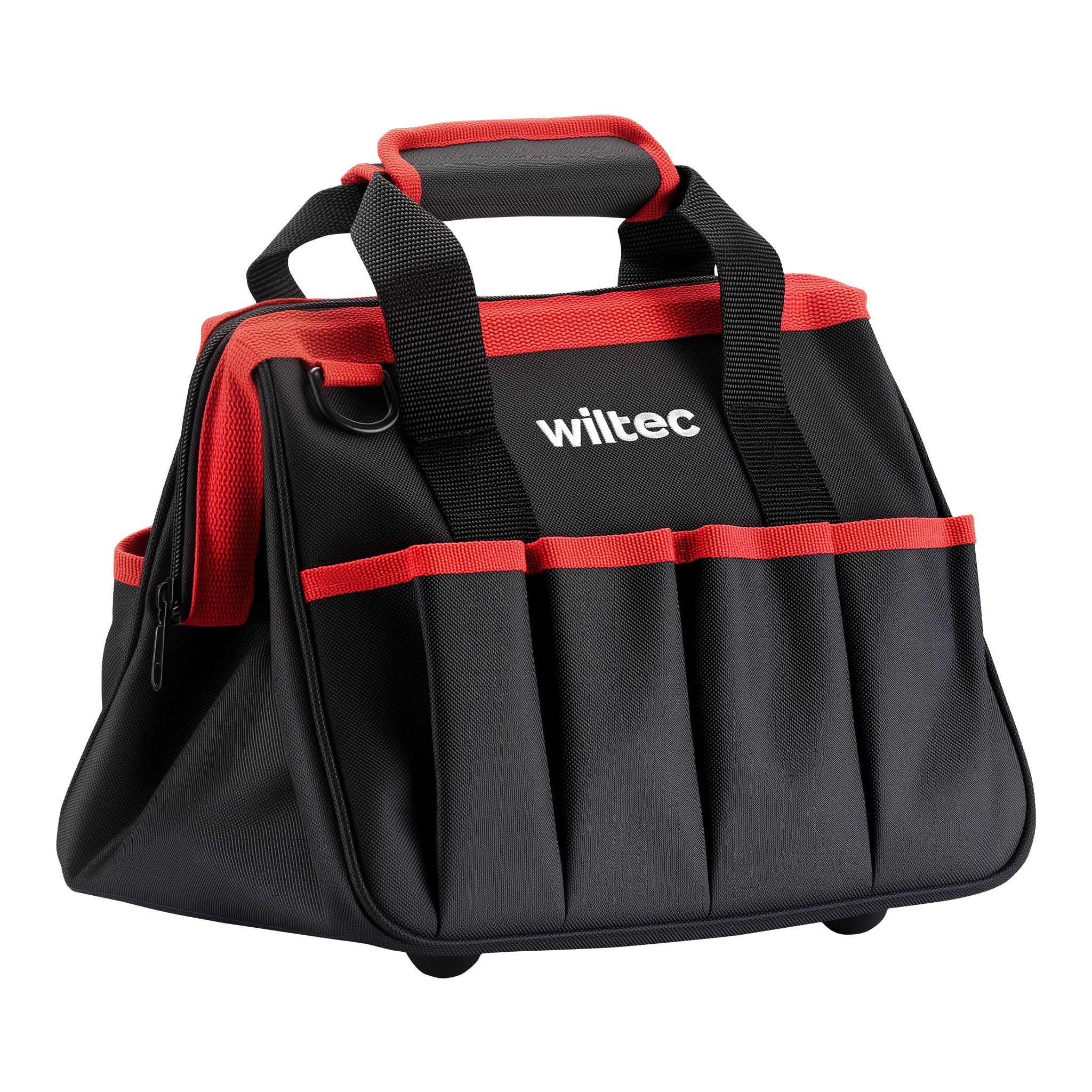 Wiltec Tool Bag 30 x 23 x 25 cm up to 20 kg, Tool Bag 9 Compartments, Work Bag w