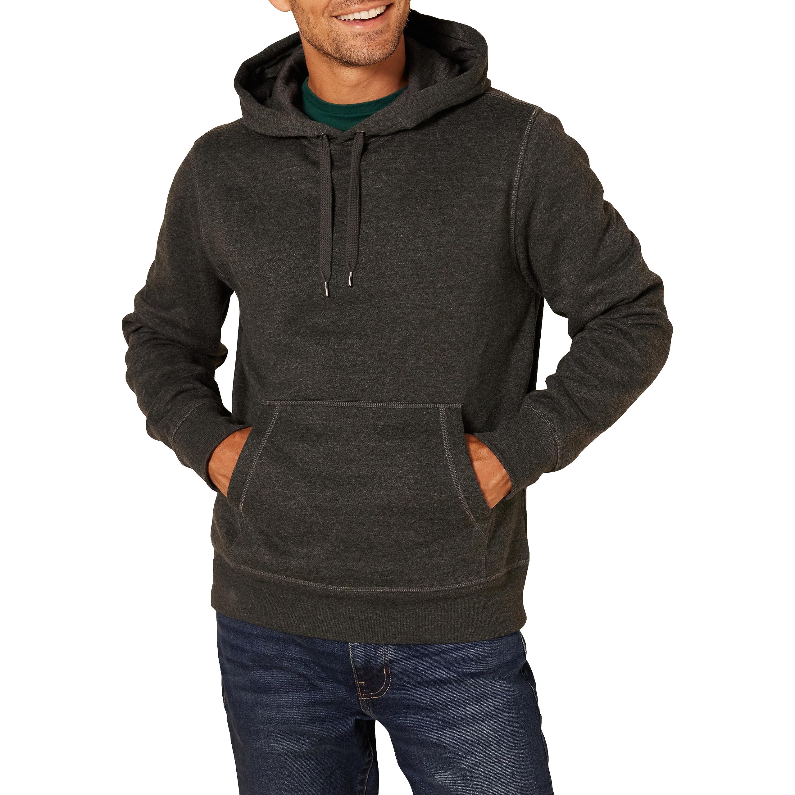 Amazon Essentials Men's Pullover Sweatshirt Hoodie, Big & Tall Options Available
