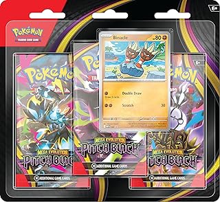 Pokemon TCG: Mega Evolution - Pitch Black 3 Booster Pack Blister