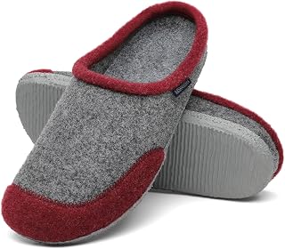 Mishansha Women's Men's Winter Felt Slippers House Slippers 36-47