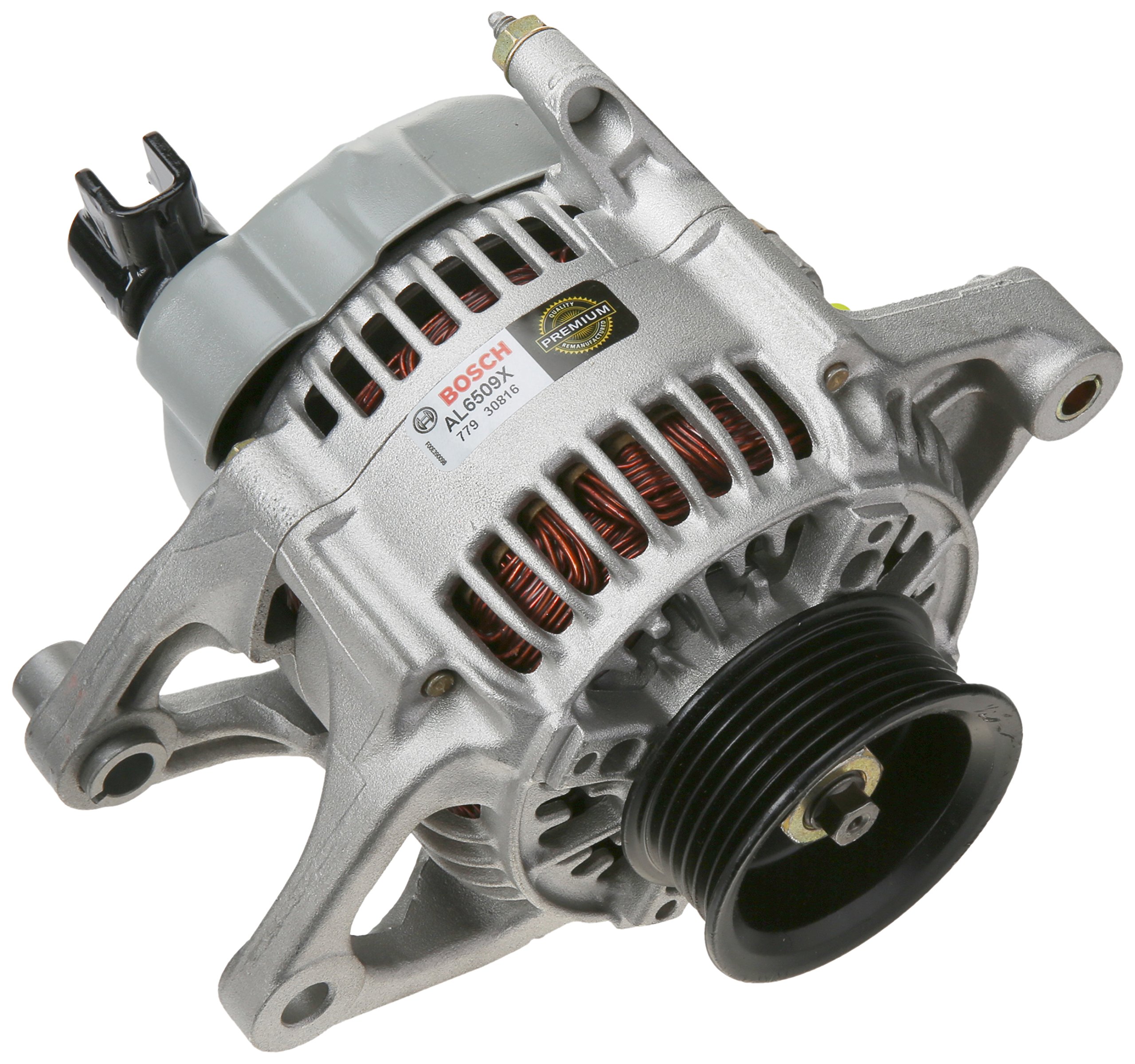 Bosch AL6509X Premium 100% Remanufactured Alternator - Compatible With Select Ch