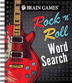 Brain Games - Rock 'n' Roll Word Search