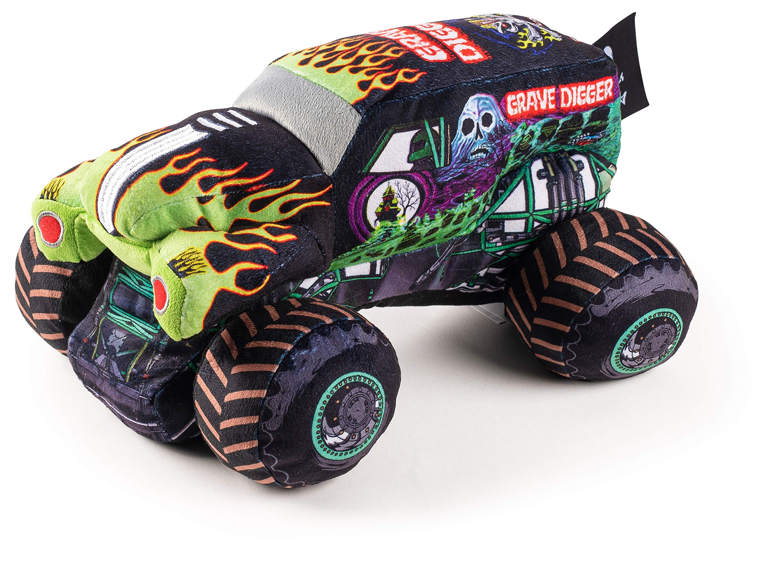 Jay Franco Monster Jam Grave Digger Plush Stuffed Pillow Buddy - Super Soft Poly
