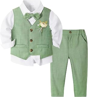 Volunboy Boys Suit Formal Wedding Guest Dress Clothes