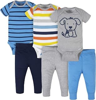 Onesies Brand Unisex Baby 3 Outfit Bundle Mix Match Pants Set