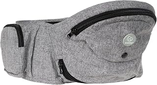Dreambaby Up & Go Baby Hip Seat Carrier – Lightweight Toddler Holder with Storage Pockets, Ergonomic Design, Wide Adjustable Waistband – Suitable for Children 3.5-18kgs